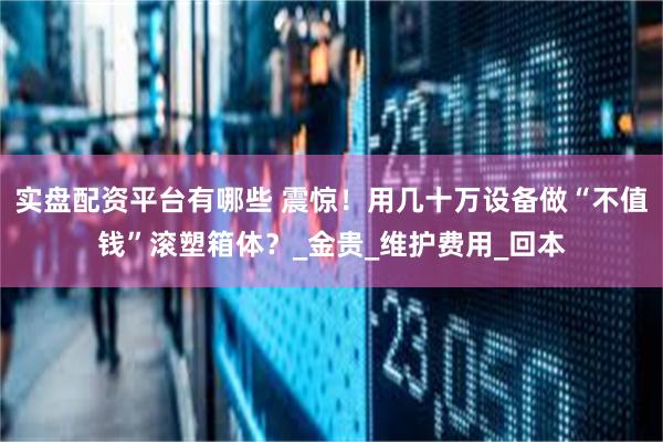 实盘配资平台有哪些 震惊！用几十万设备做“不值钱”滚塑箱体？_金贵_维护费用_回本
