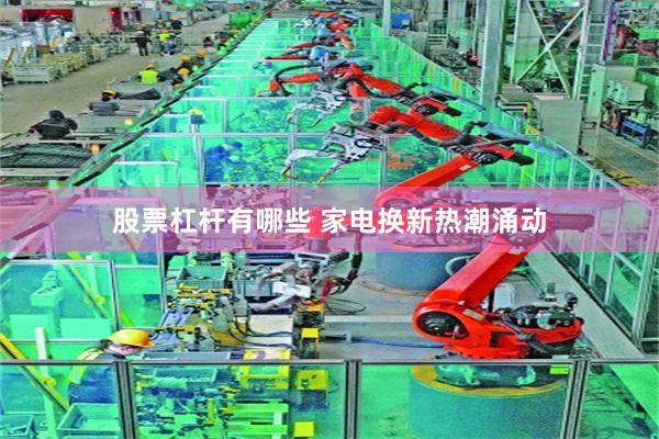 股票杠杆有哪些 家电换新热潮涌动