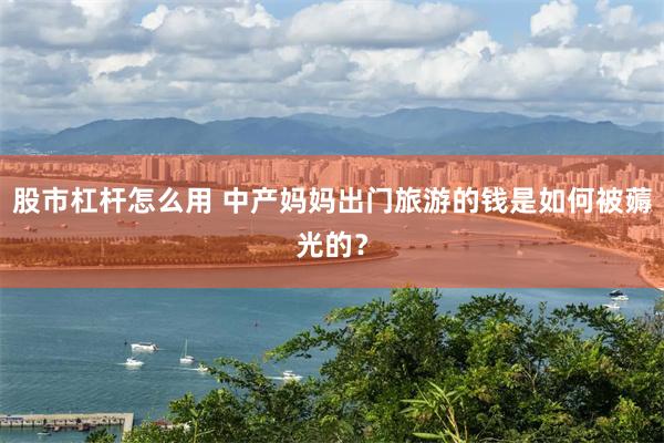 股市杠杆怎么用 中产妈妈出门旅游的钱是如何被薅光的？