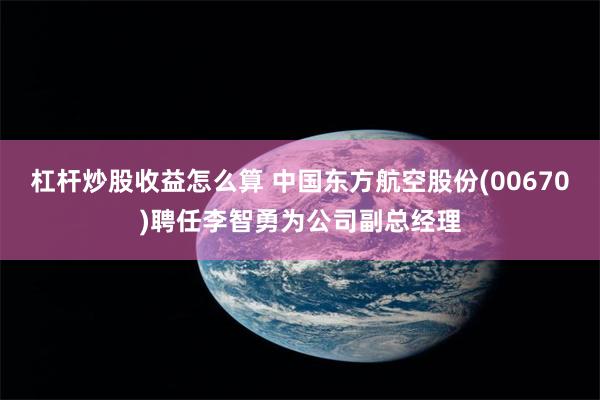 杠杆炒股收益怎么算 中国东方航空股份(00670)聘任李智勇为公司副总经理