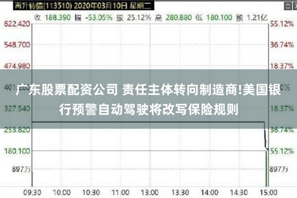 广东股票配资公司 责任主体转向制造商!美国银行预警自动驾驶将改写保险规则